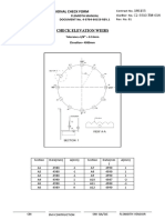 Dimensional Check Form: Flsmidth Manual DOCUMENT No. 4-0704-00159 REV.1