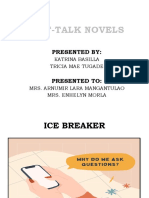 Text-Talk Novels: Presented by