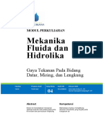 Modul Mekanika Fluida Dan Hidrolika (TM4) A