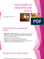 Famous Dishes of Maharashtra and Odisha