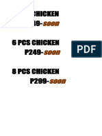 4 Pcs Chicken