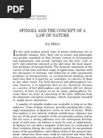 Spinoza and the Concept of a Law of Nature Jon Miller