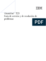 Thinkpad T23 Guía de Servicio Y de Resolución de Problemas