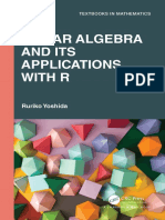 Ruriko Yoshida - Linear Algebra and Its Applications With R (Textbooks in Mathematics) - Chapman and Hall - CRC (2021)