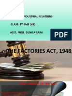 Subject: Industrial Relations: Class: Ty Bms (HR) Asst. Prof. Sunita Saini