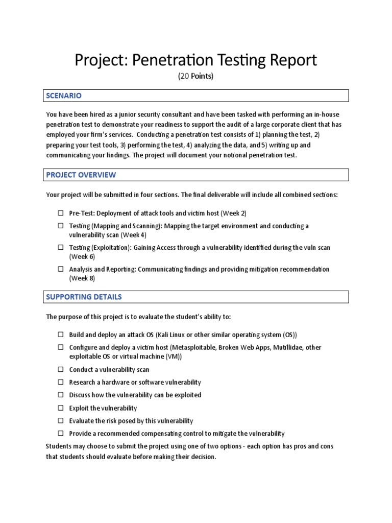 In-House Penetration Testing Guide | PDF | Virtualization ...