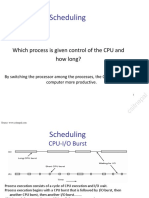Scheduling: Which Process Is Given Control of The CPU and How Long?