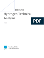 Hydrogen Technical Analysis: Pg&E Gas R&D and Innovation