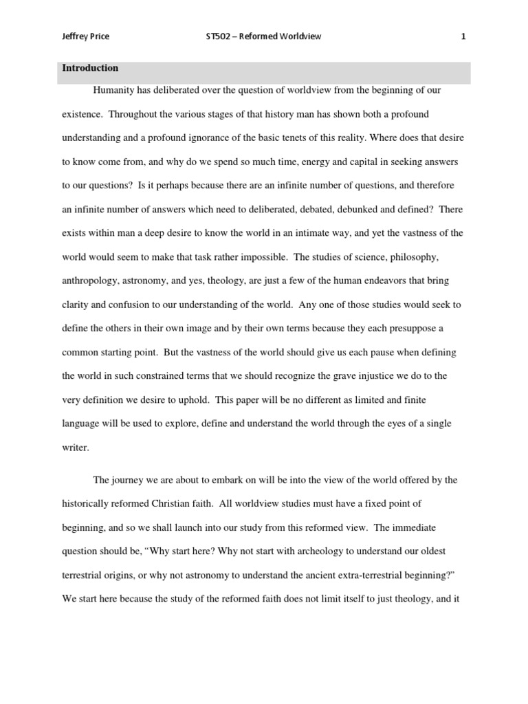 Christian worldview picture