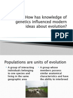 Populations Are Units of Evolution