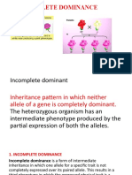 Non Mandelian Inheritance