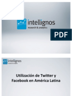 Informe Utilización Twitter Facebook