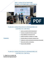 Plan de Capacitacion de Operadores de Centro de Control