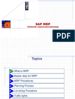 SAP MRP - Materials Requirements Planning