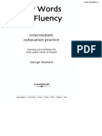 Key Words for Fluency Intermediate