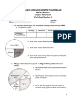 Worksheet Number 1 Pie Chart Grade 6