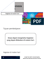 Bahasa Indonesia - Kegiatan Malam Hari