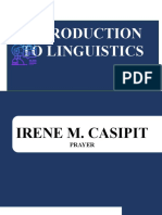 Intro To Linguistics