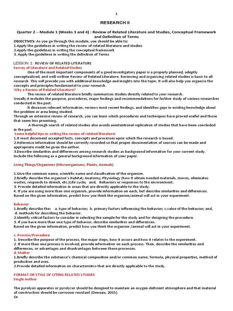 Conceptual Framework and Literature Review | PDF | Hypothesis | Concept