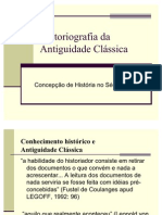 Historiografia Da Antiguidade Clássica