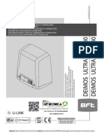 Ist Bft Deimos Ultra Bt a400 a600 24v Manuale Istruzioni Montaggio Installazione Collegamenti