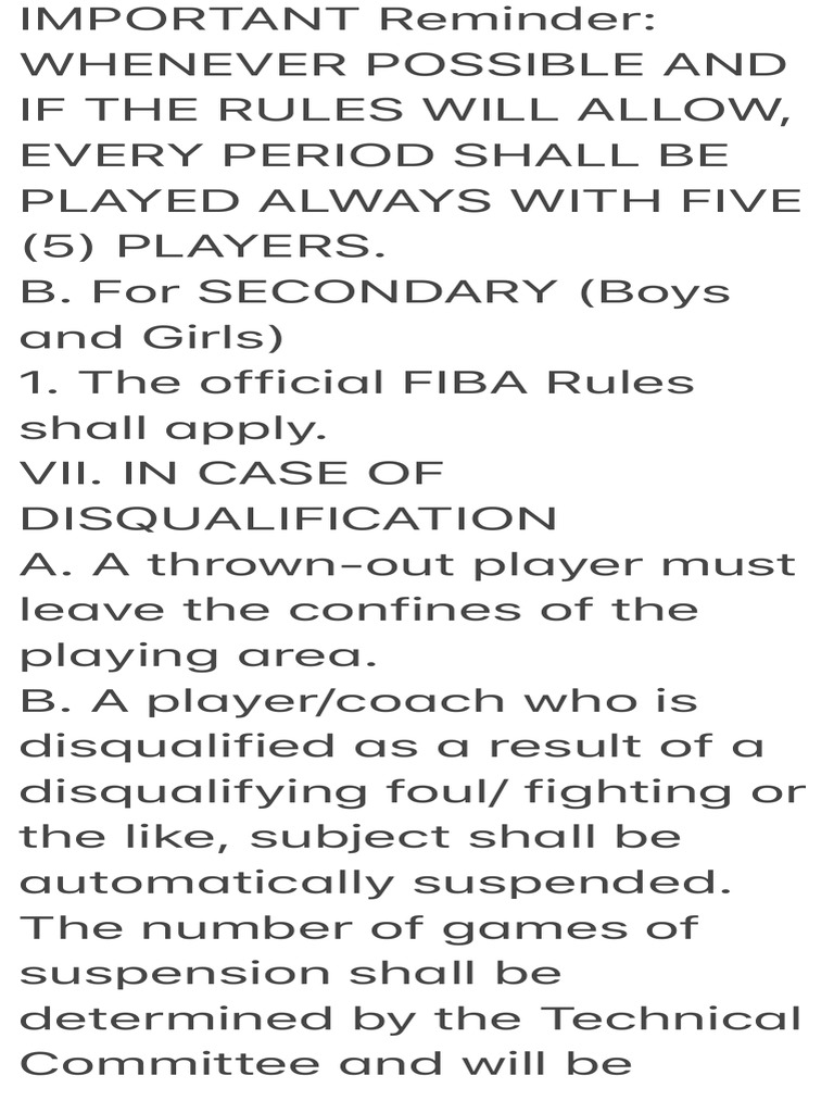 IMPORTANT Reminder - WHENEVER POSSIBLE AND IF THE RULES WILL ALLOW ...