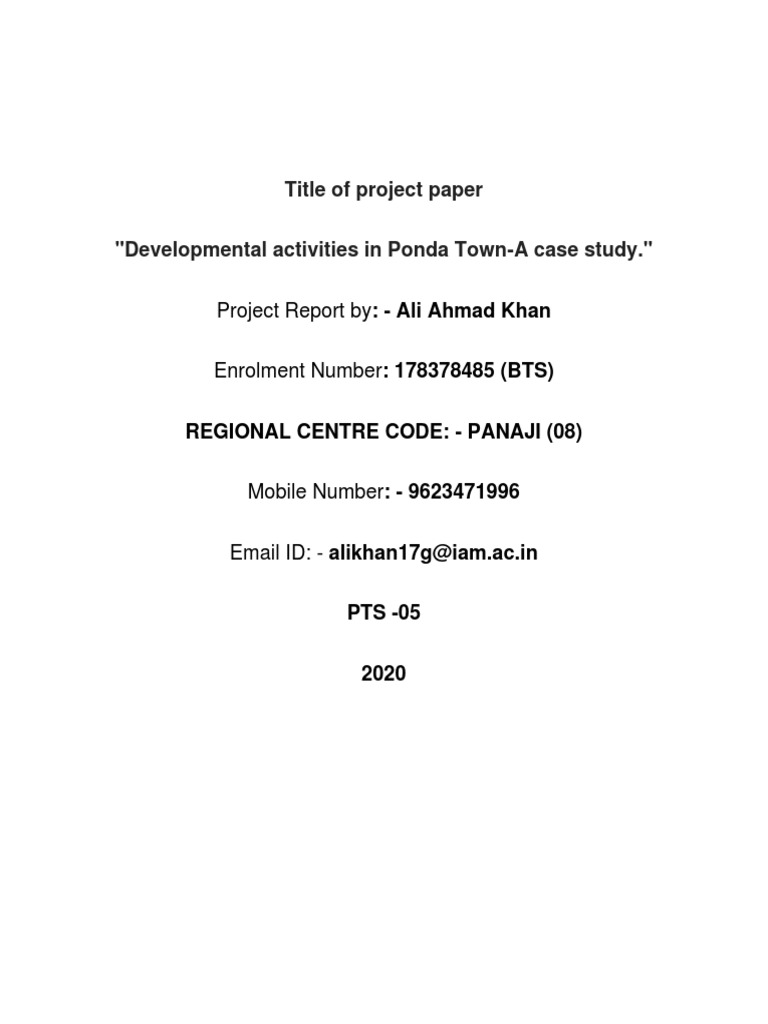 Development Activities in Ponda Town | PDF | Port | Road