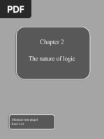 Chapter 2 the Nature of Logic