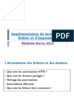 10.implémentation Des Services de Fichier Et D'impression