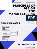 Principles of Design For manufacturingFINAL