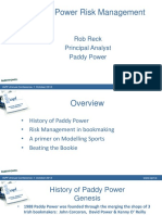 Paddy Power's Risk Management Evolution