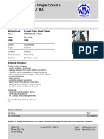 Eccentric Press - Single Column WMW Blema-Gotha Pee Ii 250: Machine Datasheet