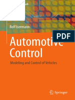 Isermann - Automotive Control Modeling and Control of Vehicles