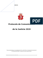 Protocolo de Comunicación de La Justicia 2020