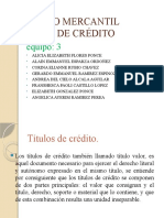 Derecho mercantil: Títulos de crédito