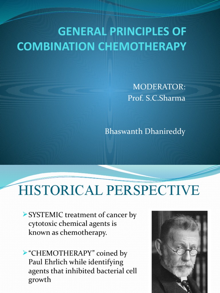 General Principles of Combination Chemotherapy PDF Chemotherapy
