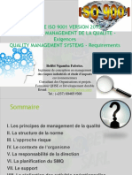 Présentation ISO 9001 Version 2015