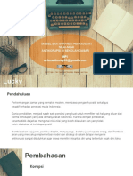 Vintage Typewriter On Wooden Table PowerPoint Templates Widescreen