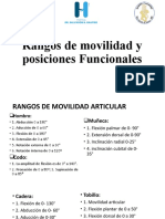 Rangos de Movimiento y Posicion Funcional