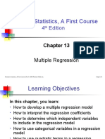 Chapter 13 - Multiple Regression