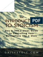 To Stoicism: Day 5: The 7 Steps Guide To Controlling Your Perceptions Like A Stoic