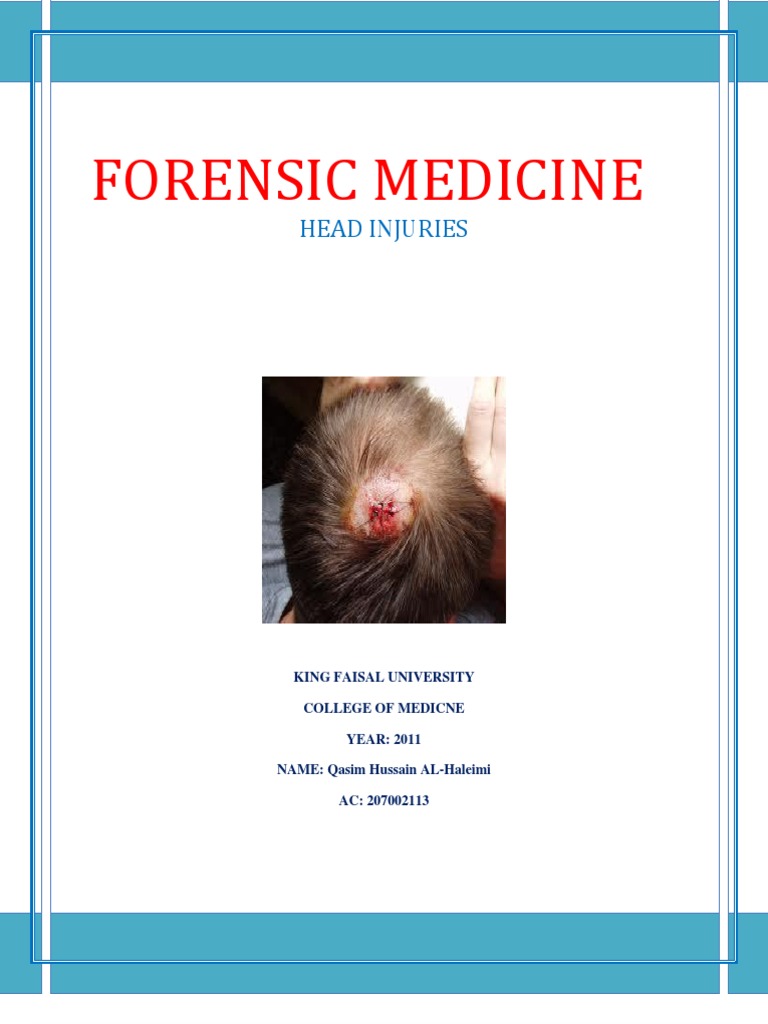 Forensic Analysis of Head Injuries | PDF | Skull | Human Anatomy
