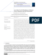 Analysis of The Impact of The Covid 19 Pandemic On Distance Learning at Universitas Dirgantara Marsekal Suryadarma