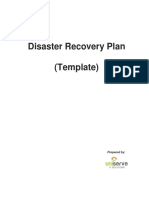 Disaster Recovery Plan Template Uniserve IT Solutions 1