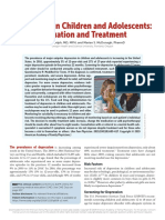 Depression in Children and Adolescents: Evaluation and Treatment