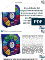 Nivel de Educación Primaria, Registro de Evaluación Continua, 2do