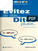 éviter de dire 