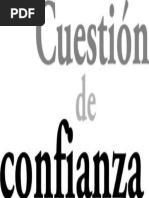 Cuestión de Confianza
