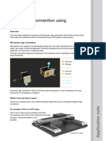 Manual Sign Convention Using XM Systems: An Example of This Is An X/Y Stage