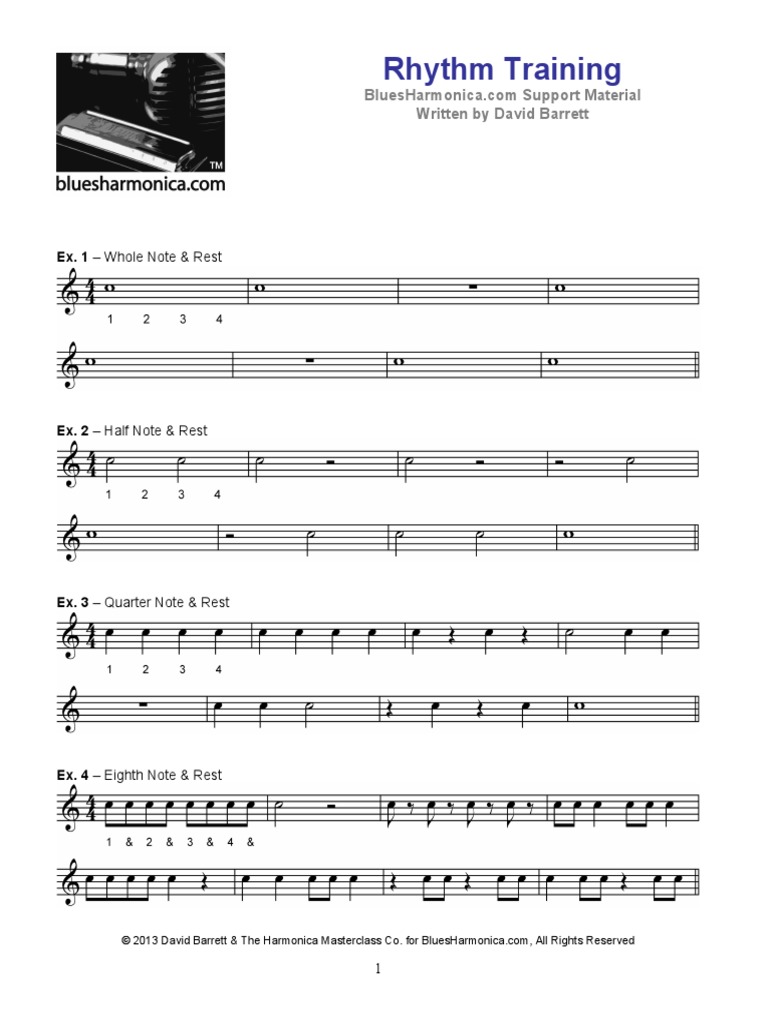 Rhythm Training: Written by David Barrett | PDF